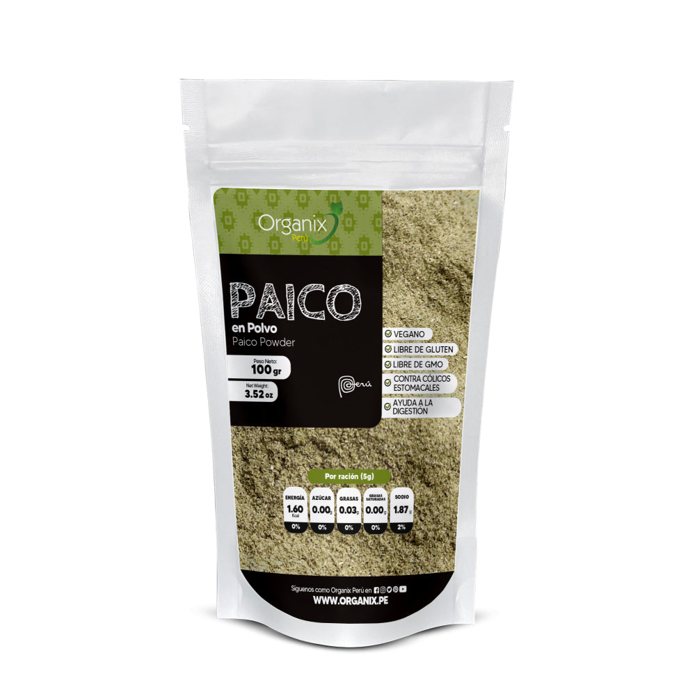 Paico en Polvo Organix Perú