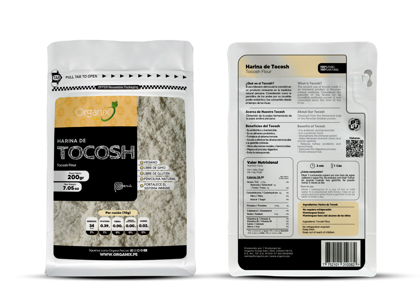 Harina de Tocosh Organix Perú
