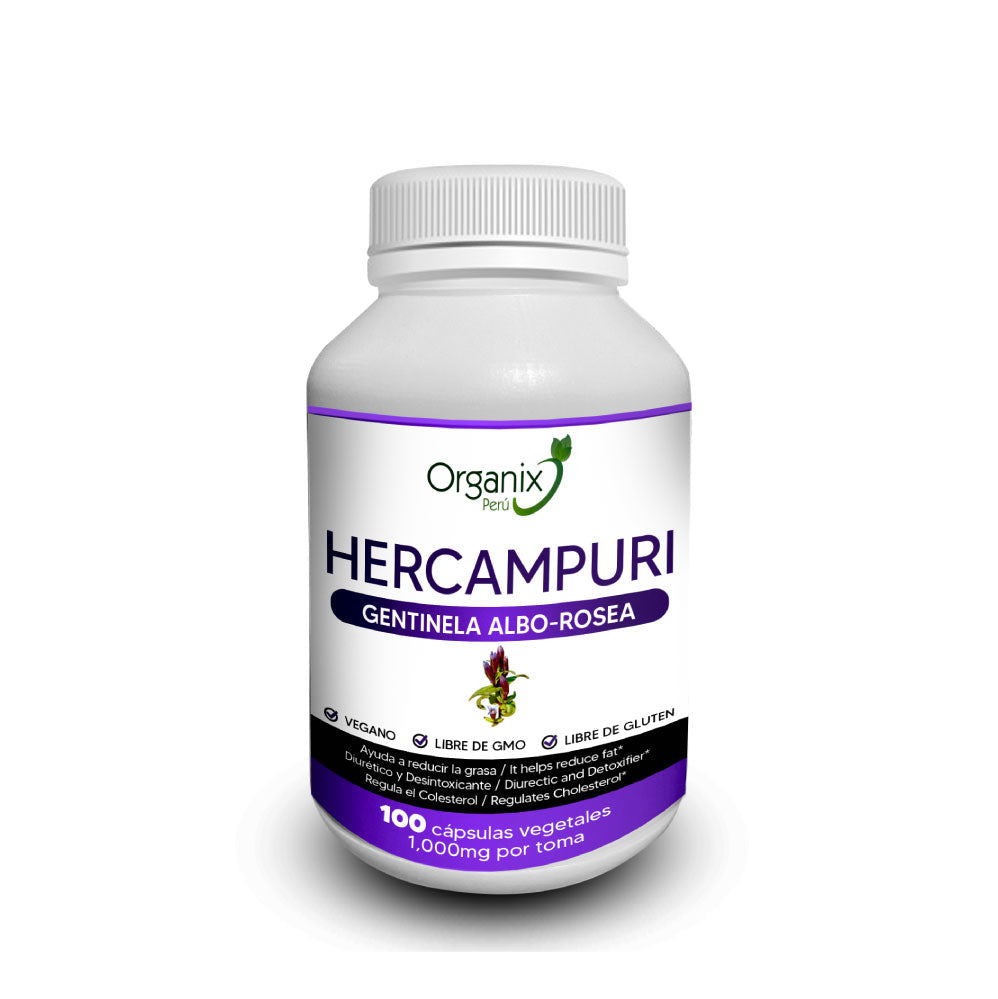 Cápsulas de Hercampuri Organix Perú - 1000mg x toma