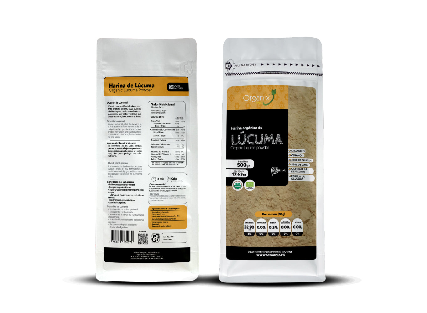 Harina de Lúcuma Organix Perú