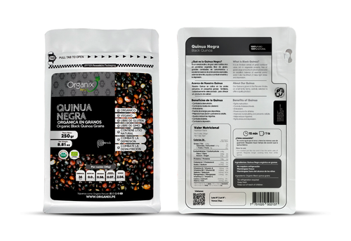 Quinua Negra en Granos Organix Perú