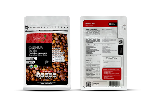 Quinua Roja en Granos Organix Perú