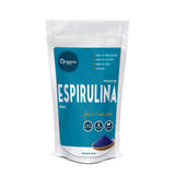 Espirulina Azul en Polvo Organix Perú, superalimento natural rico en ficocianina antioxidante, presentación doypack ecológico