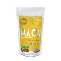 Doypack de Harina de Maca Amarilla Gelatinizada Organix Perú, suplemento natural andino 100% puro, energizante y nutritivo, ideal para smoothies y batidos saludables.