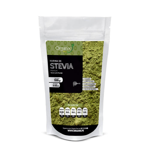 Harina de Stevia Premium Organix Perú