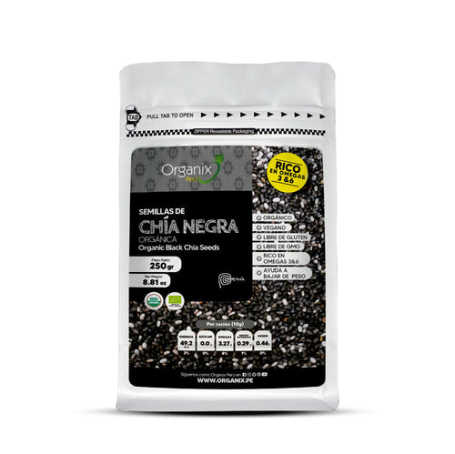 Semillas de Chía Negras Organix Perú