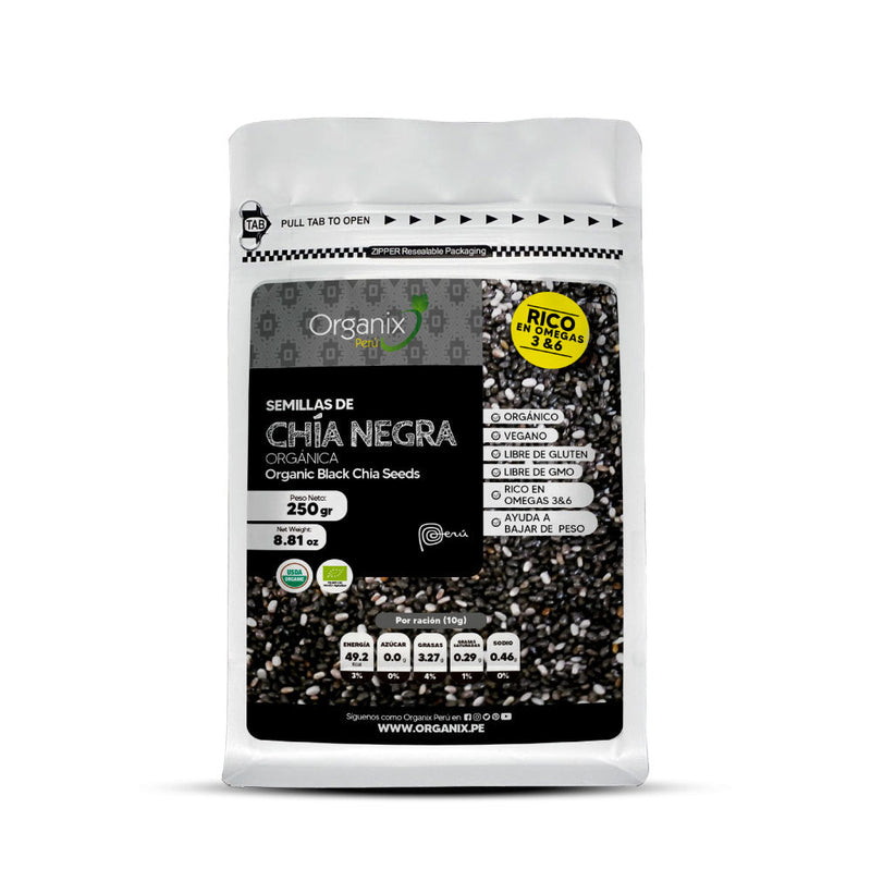 Semillas de Chía Negras Organix Perú