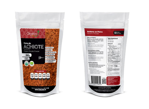 Achiote en Polvo | Organix Perú