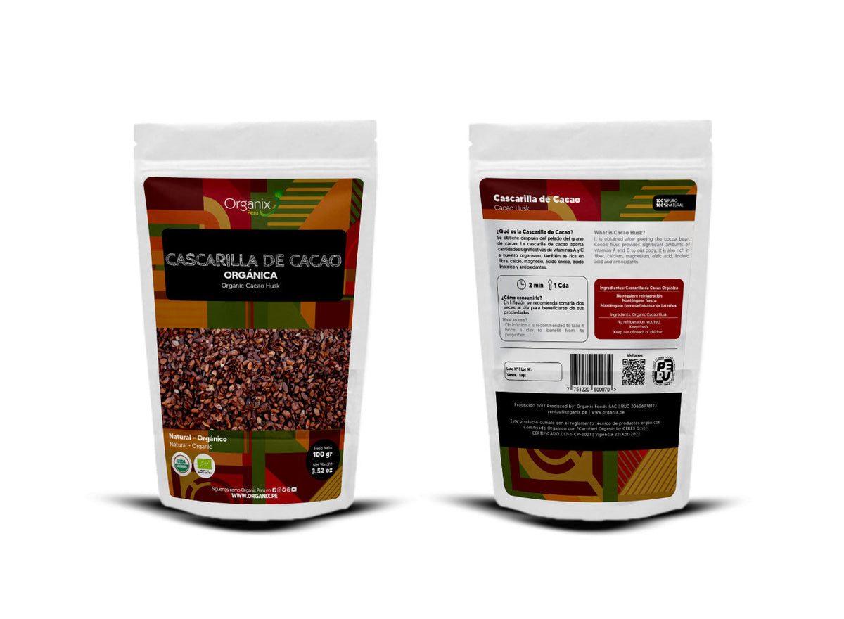 Cascarilla de Cacao Organix Perú