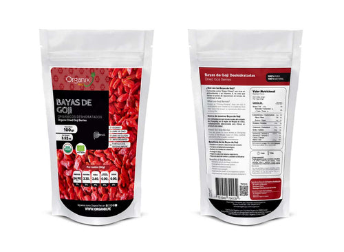 Bayas de Gojis Deshidratadas Organix Perú