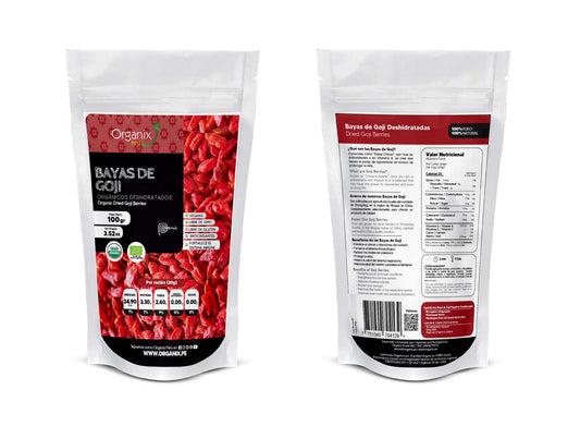Bayas de Gojis Deshidratadas Organix Perú