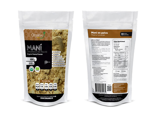 Harina de Maní Organix Perú | Proteína y sabor natural