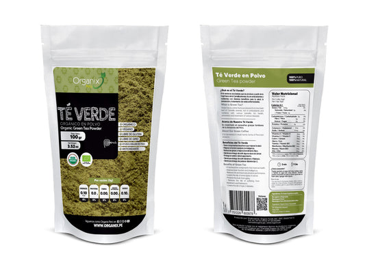 Té Verde en Polvo Organix Perú