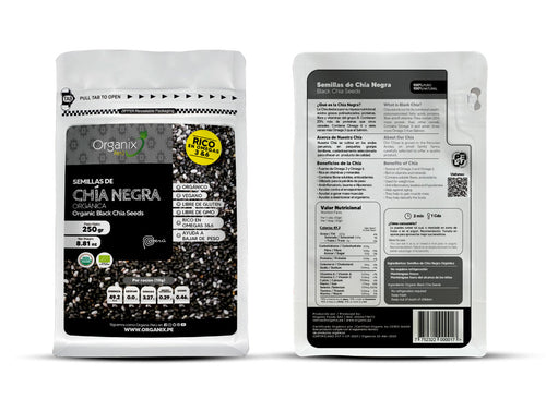 Semillas de Chía Negras Organix Perú