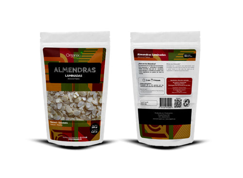 Almendras Laminadas (Hojuelas) Organix Perú