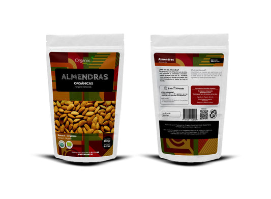 Almendras Organix Perú, nutritivas, rica en proteínas, frutos secos
