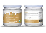 Aceite de Coco Organix Perú, aceite vegetal antioxidante, rico en ácidos fenólicos y ácidos grasos de cadena media
