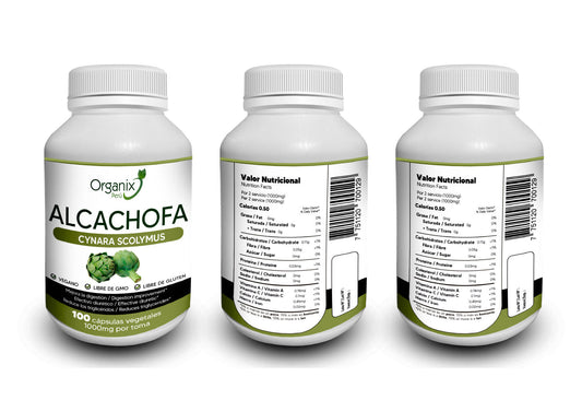 Cápsulas de Alcachofa en Polvo Organix Perú - 1000mg x toma