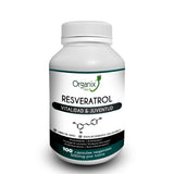 Frasco de Cápsulas de Resveratrol Extracto - Organix Perú antioxidante