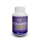 Cápsulas de Colágeno Hidrolizado Tipo II con Ácido Hialurónico y Acaí de Organix Perú en envase natural