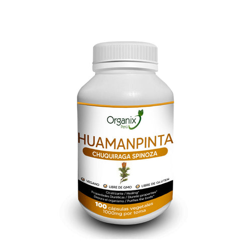 Cápsulas de Huamanpinta Organix Perú - 1000mg x toma