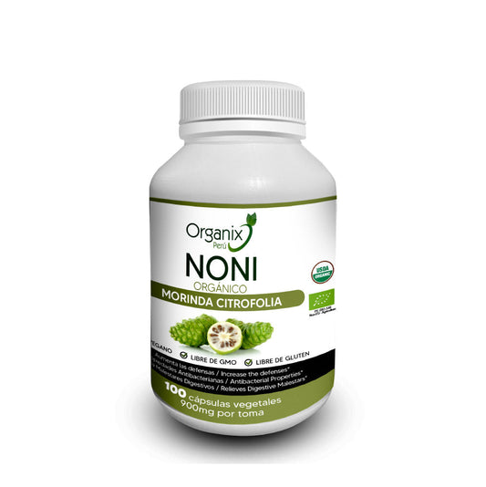 Cápsulas de Noni - 900mg x toma Organix Perú - 1000mg x toma