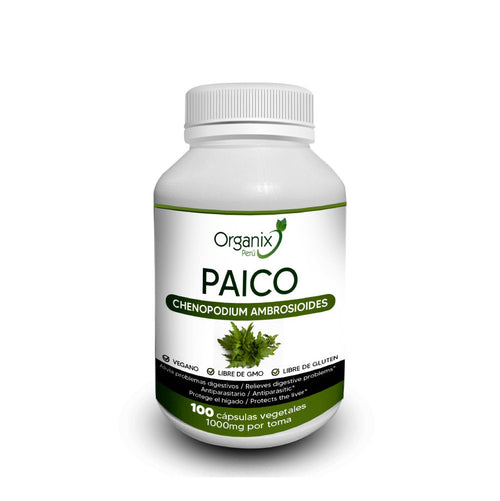 Cápsulas de Paico Organix Perú - 1000mg x toma