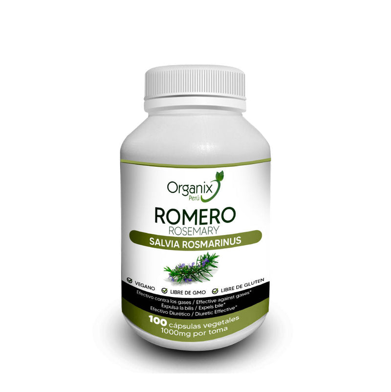Cápsulas de Romero Organix Perú - 1000mg x toma