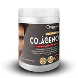 Pote de 450 g de Colágeno Hidrolizado con Maca Negra — Organix Perú,
