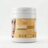 Pote de Colágeno Hidrolizado de origen MARINO con Ácido Hialurónico, Biotina, Vitamina C y Aguaje Atomizado Organix Perú 450 g.