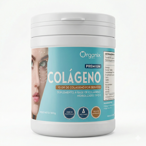 Colágeno Hidrolizado Tipo I 100% puro | Organix Perú