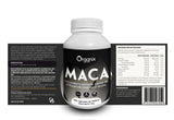 Maca Negra Gelatinizada Organix Perú – información nutricional y presentación.