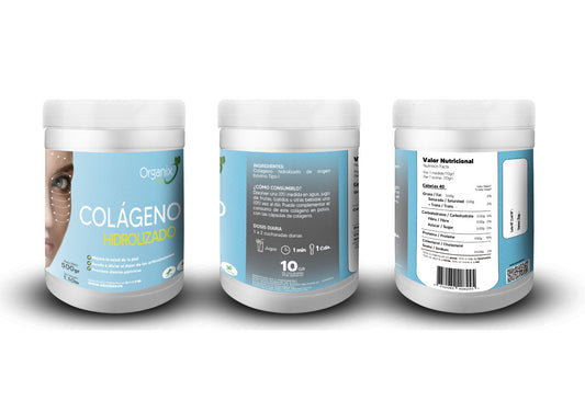 Colágeno Hidrolizado Premium 500gr Organix Perú - Bovino Tipo I