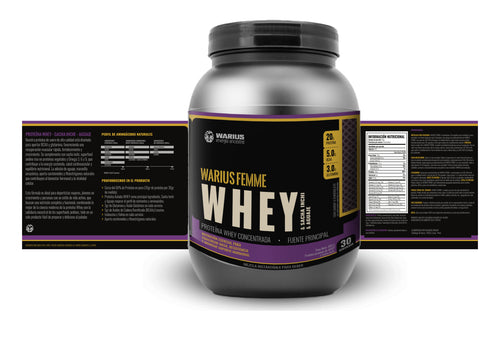 WARIUS FEMME | Proteína WHEY para mujeres