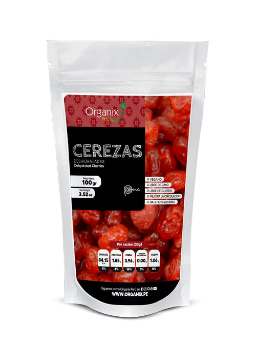 Cerezas Deshidratadas - Organix Perú