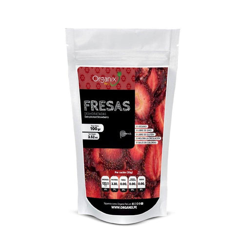 Fresas Deshidratadas - Organix Perú