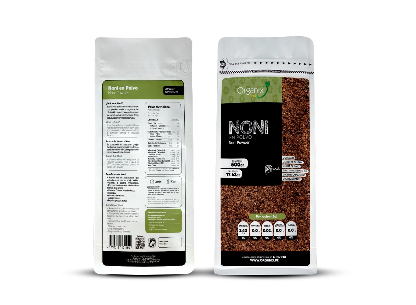 Noni en Polvo - Organix Perú