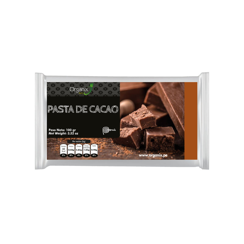 Pasta de Cacao Organix Perú
