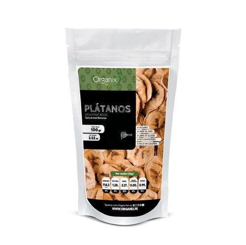 Plátanos Deshidratados - Organix Perú