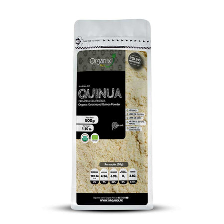 Harina de Quinua Orgánica Gelatinizada (Instantánea)