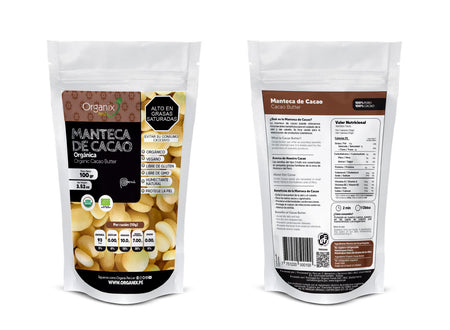 Manteca de Cacao Orgánico 100g