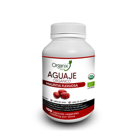 Cápsulas de Aguaje Orgánico - 1000mg x toma