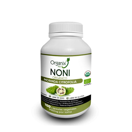 Cápsulas de Noni Orgánico - 900mg x toma