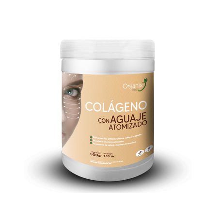 Hydrolyzed Collagen Powder & Atomized Aguaje 500gr - Bovine Type I