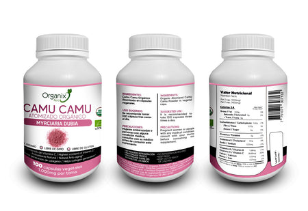 Organic Atomized Camu Camu Capsules - 1000mg per dose