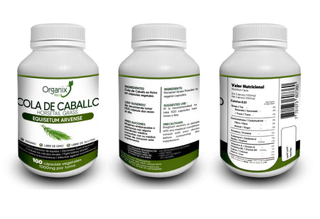 Cápsulas de Cola de Caballo - 1000mg x toma