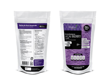 Acai Berry Atomizado en Polvo - Organix Perú