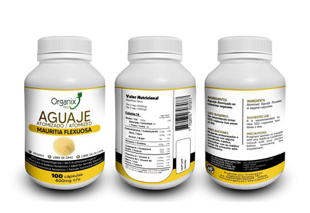 Cápsulas de Aguaje Atomizado - Organix Perú