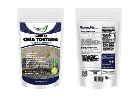 Harina de Chía Tostada - Organix Perú