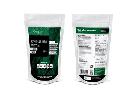 Spirulina en Polvo - Organix Perú
